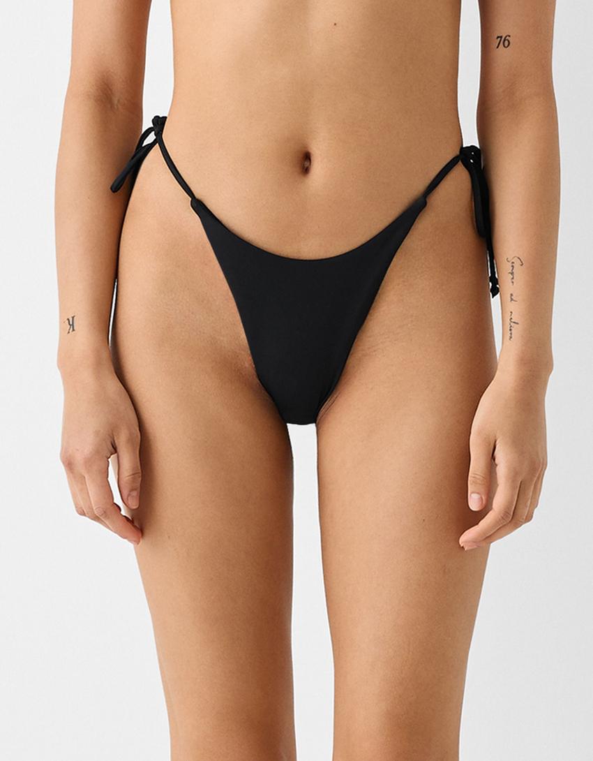 Ensemble haut et bas de bikini-Noir-3