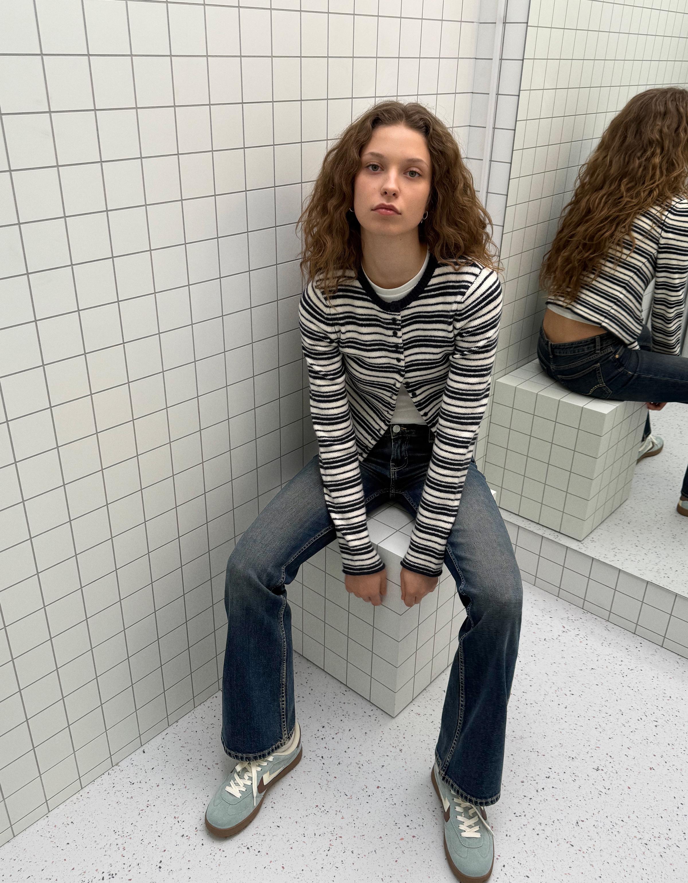 Düşük bel bootcut jean - Görsel 163