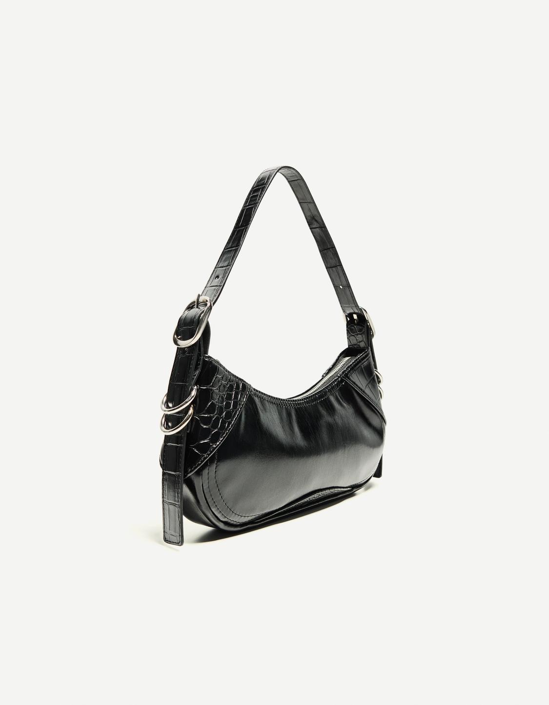 Faux leather mini bag