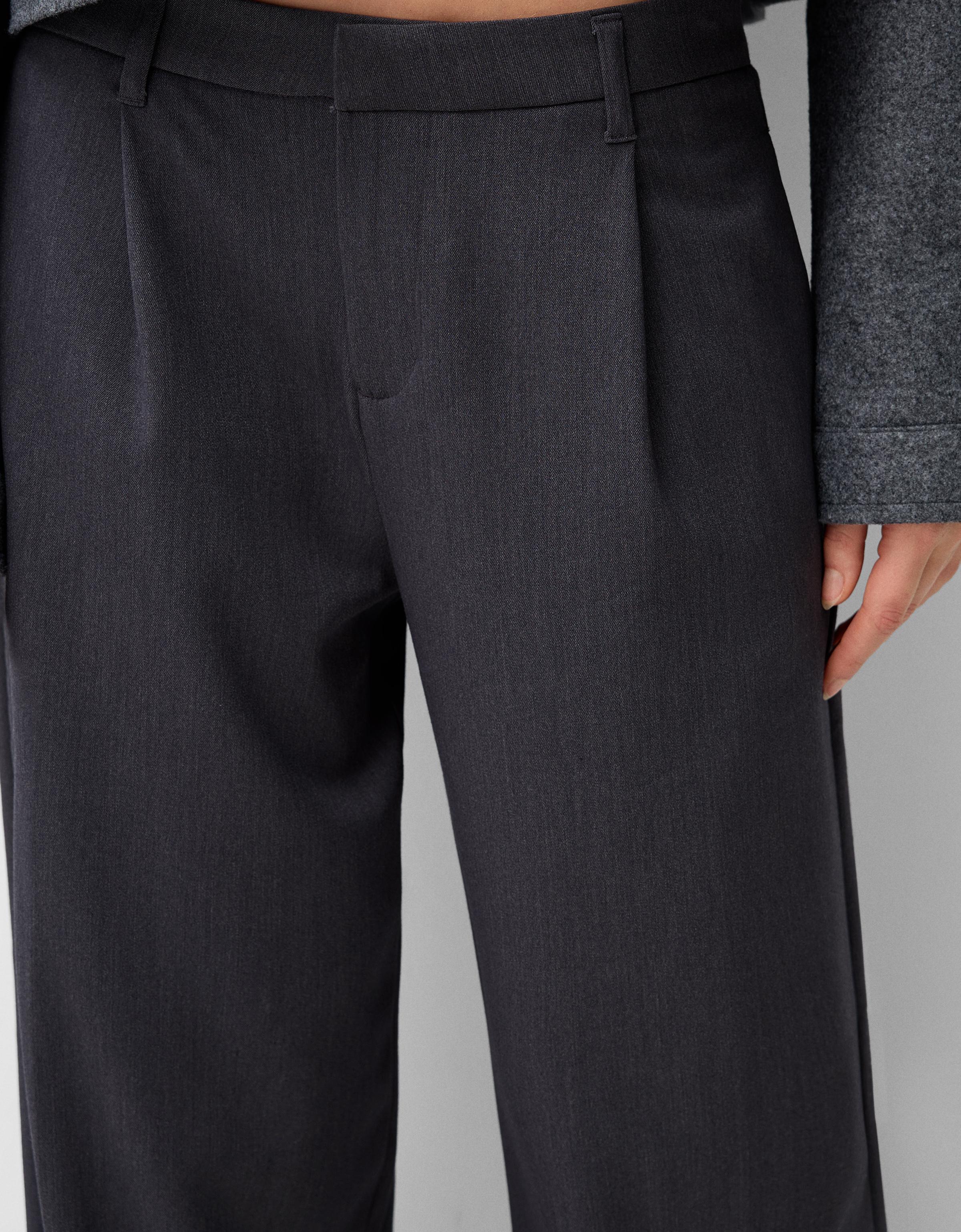 Low-rise baggy pants - Women | Bershka