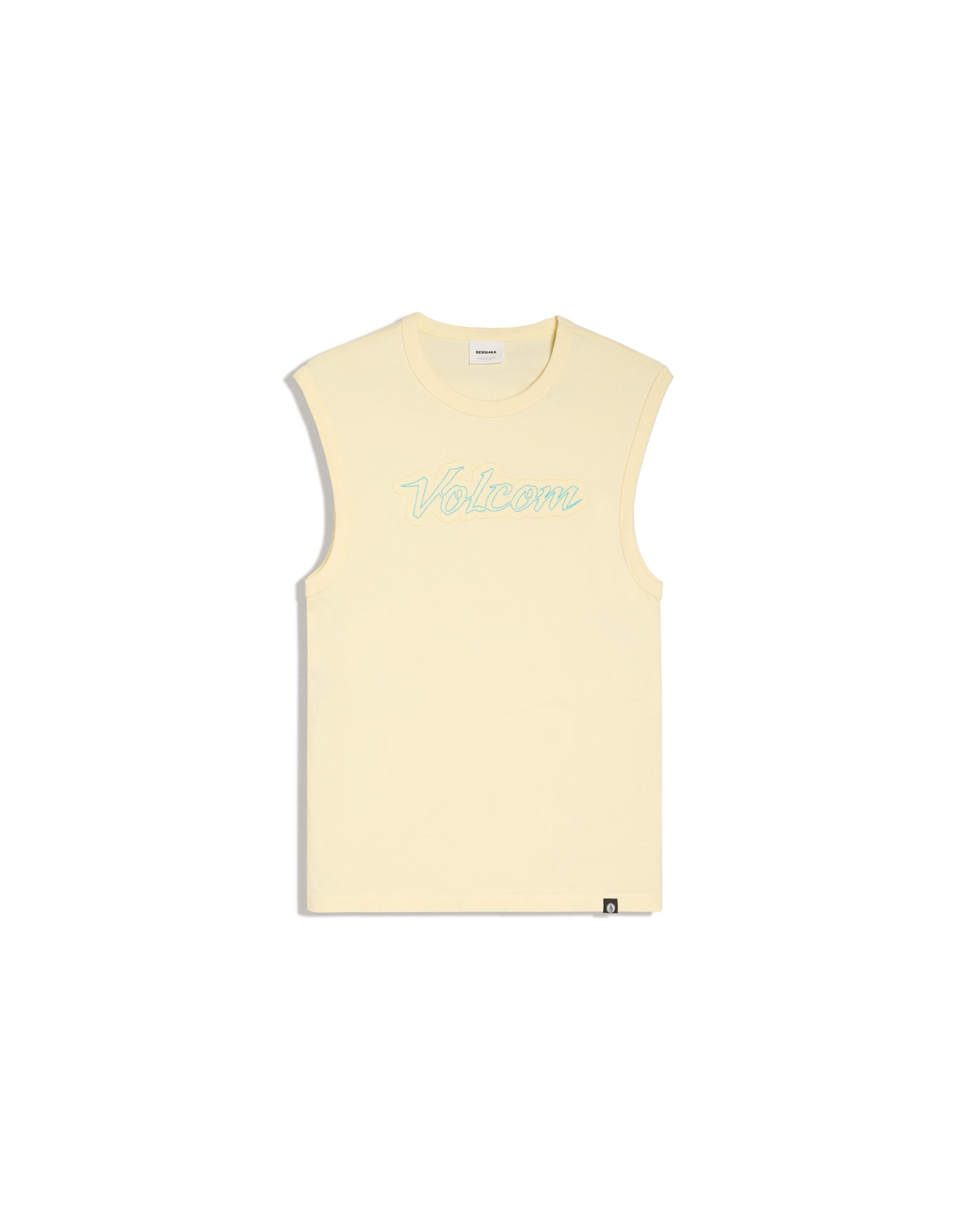 VOLCOM worker T-shirt — Yellow