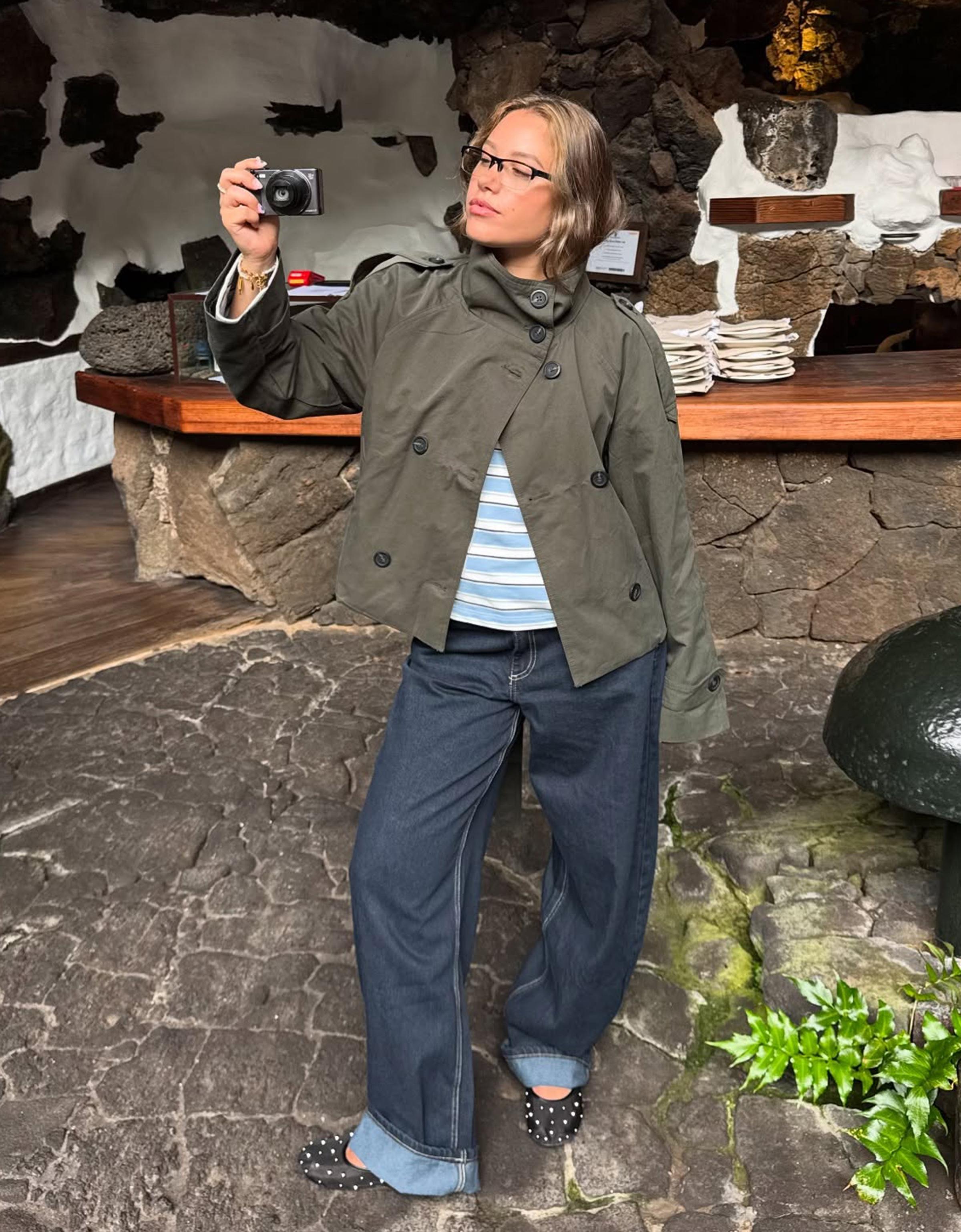 Düşük bel paça detaylı baggy fit jean - Görsel 39