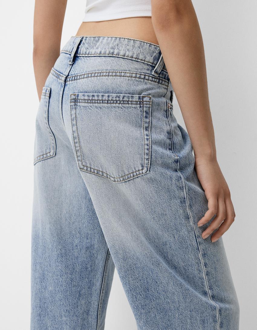 Baggy jeans-Lichtblauw