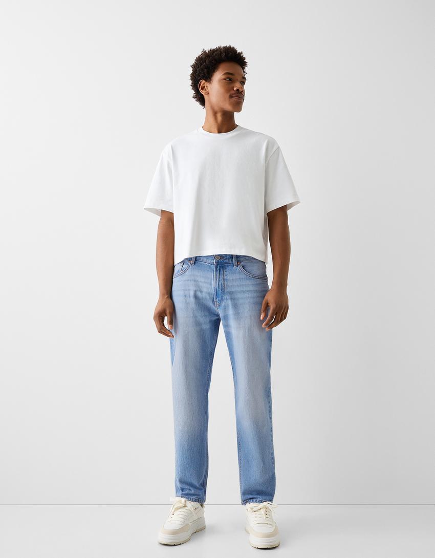 Slim fit jeans-Light blue