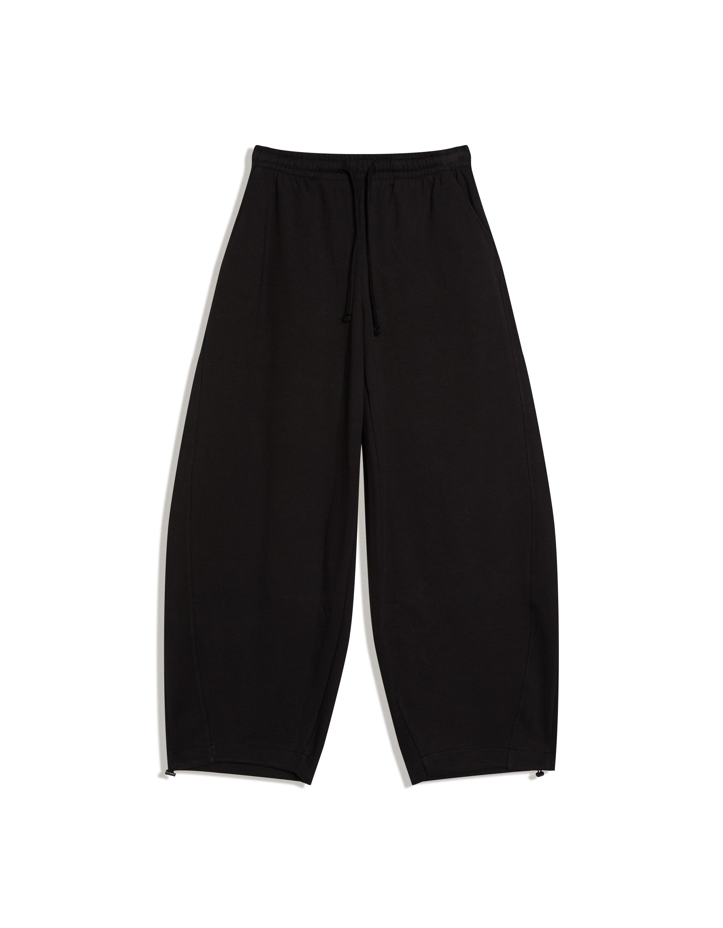 Bershka Barrel fit şardonlu pantolon, stoper detaylı görsel 3