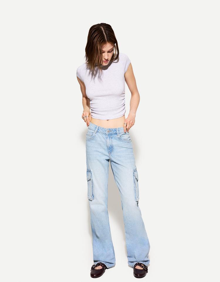 Straight kargo jean