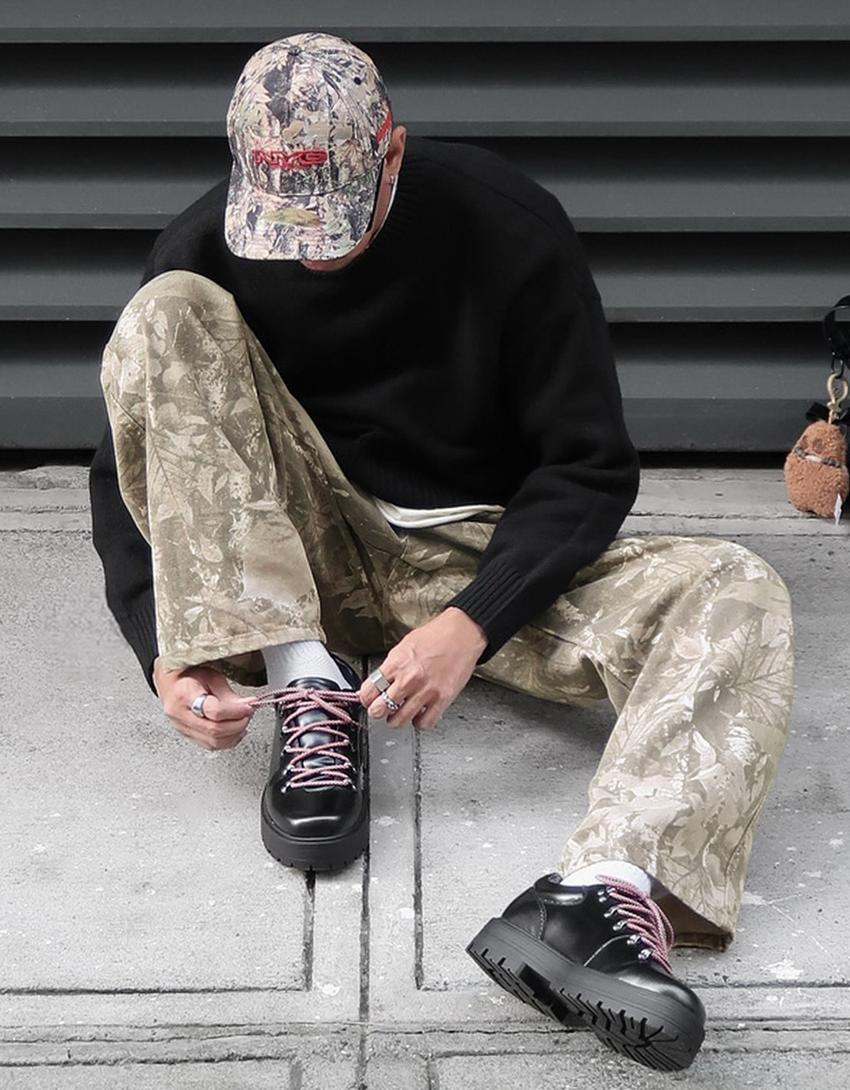 Pantalón superbaggy print-Multicolor