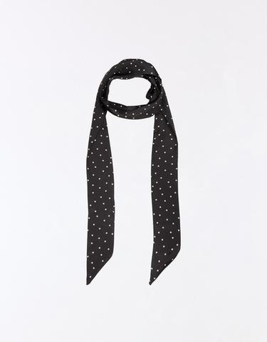 Star print neckerchief — Black 3