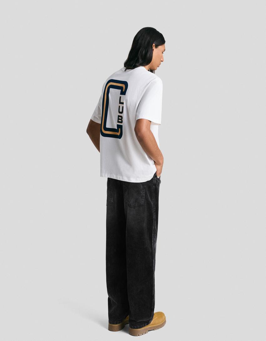 Super Baggy Cordhose-Dunkelgrau