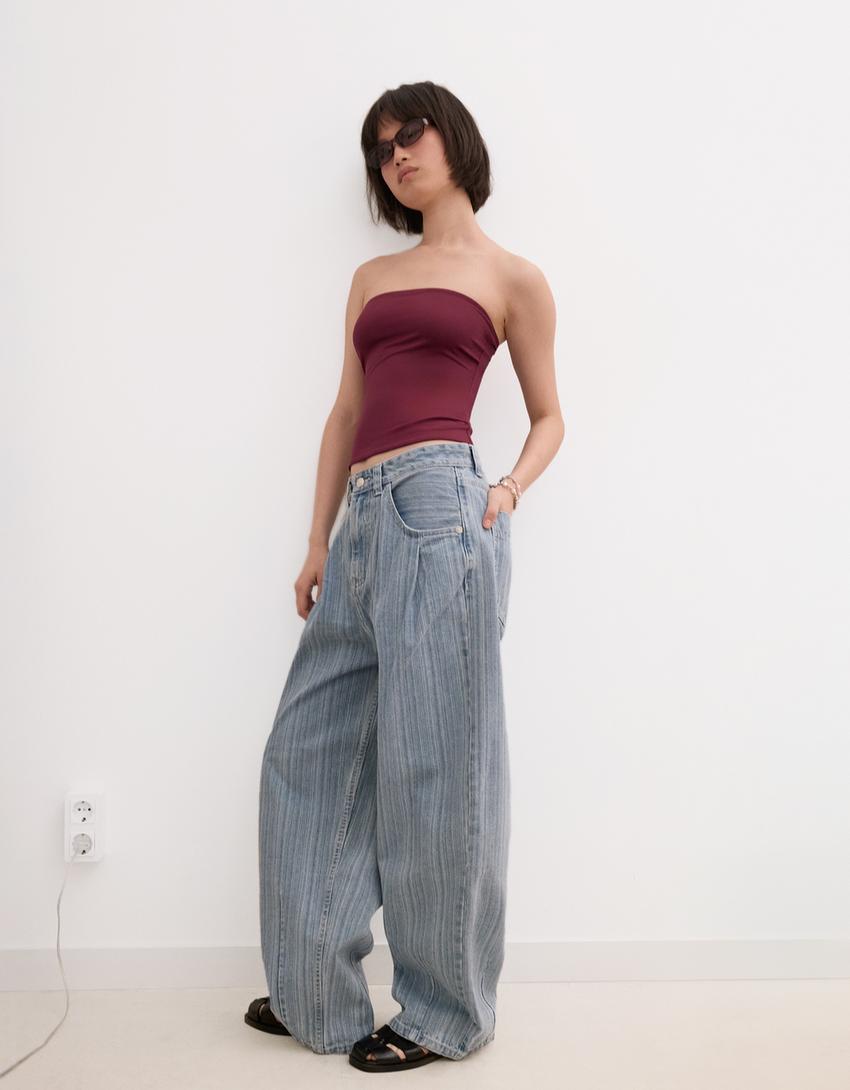 Top bandeau-Burdeos