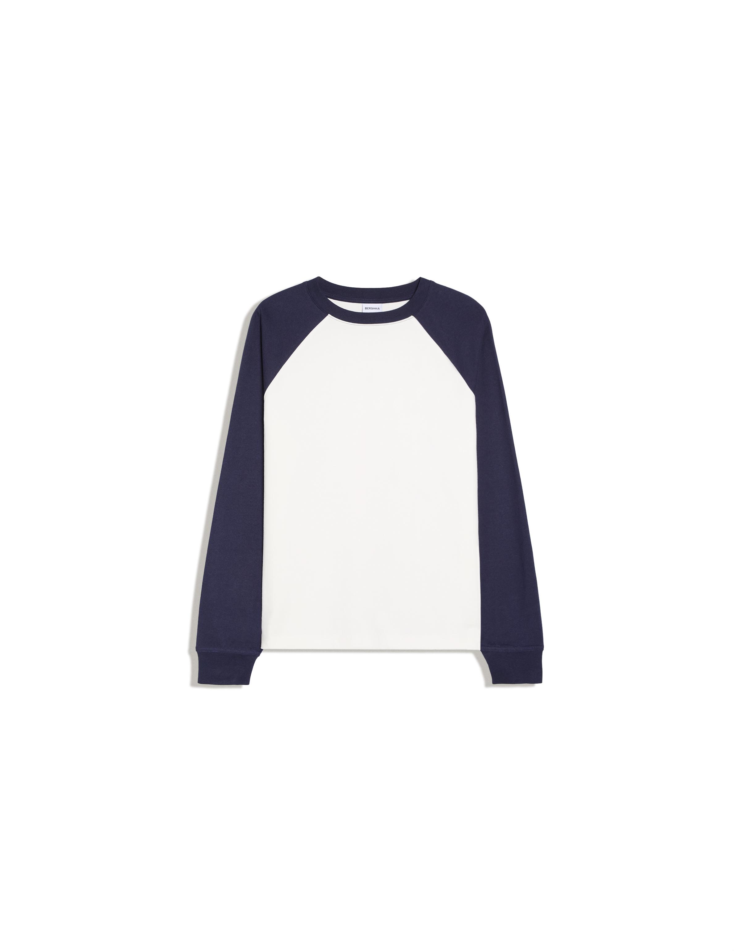 Long sleeve raglan T-shirt — Navy