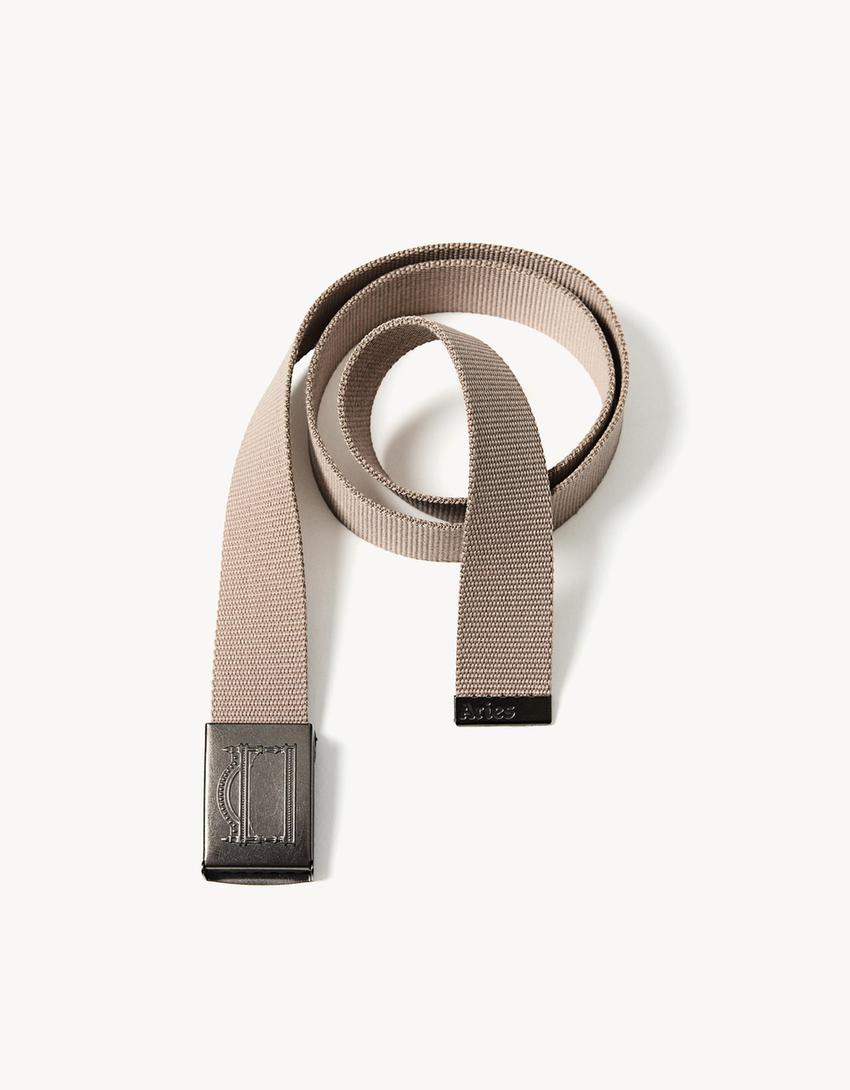Woven belt ARIES X BERSHKA-Cream