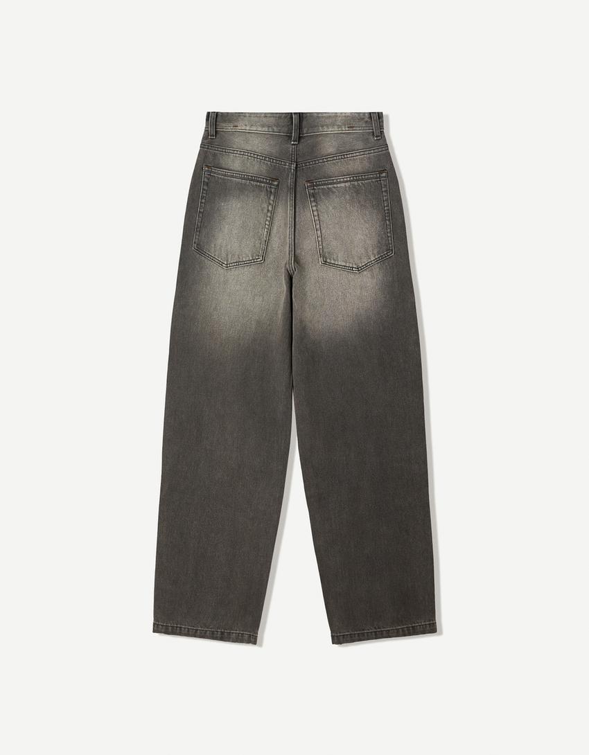 Jeans super baggy-Negro-4