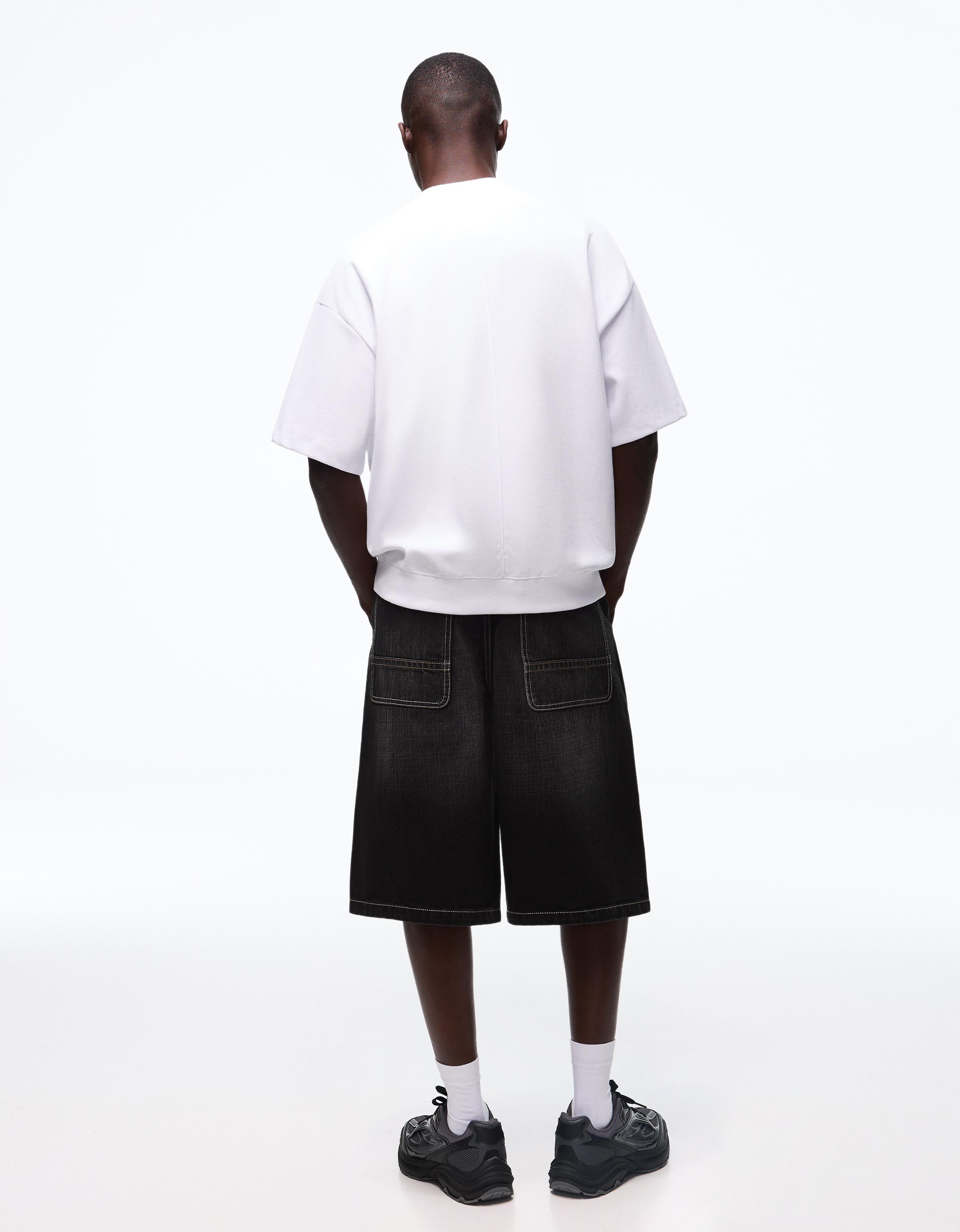 Skater denim bermuda - Görsel 129