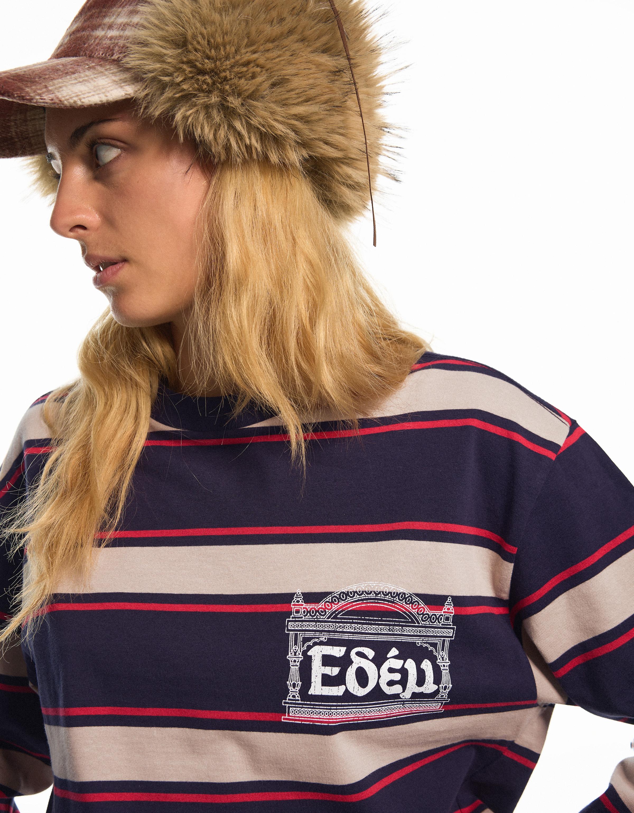 Bershka ARIES X BERSHKA çizgili uzun kollu tişört