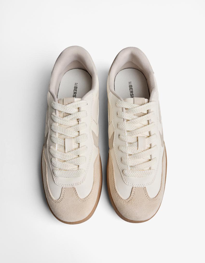 Zapatillas retro-Blanco