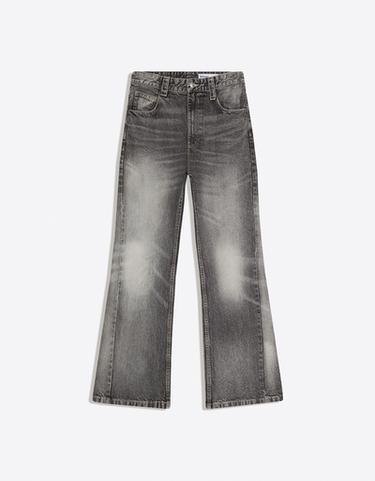 Baggy flared jeans — Dark grey 4
