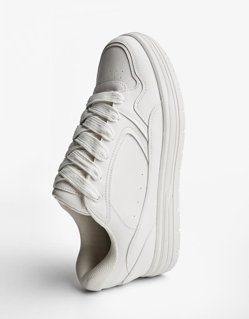 Baskets street basiques-Blanc-2