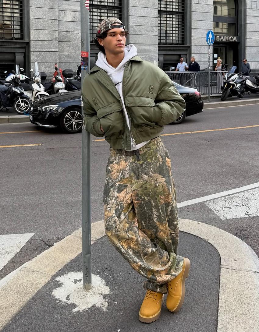 Blouson bomber technique-Kaki