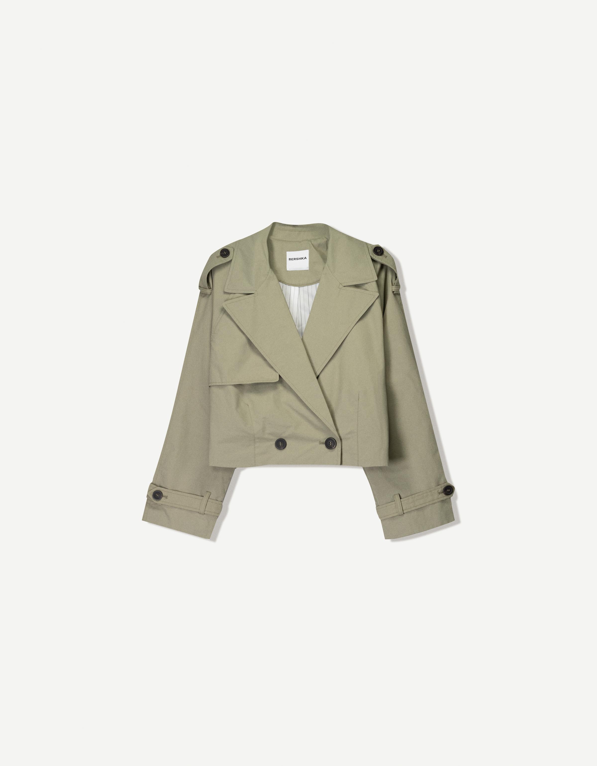 YuanDan Donna Lungo Retro Con Cntura Rsvolto Cappotto Color Sold