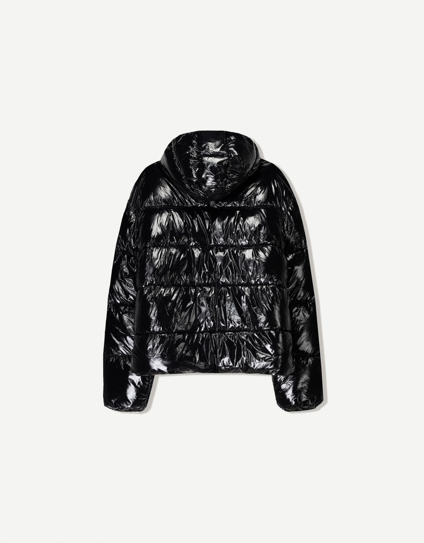 Hooded Puffer Bershka Jacke Zalando Bershka Puffer Winterjacke