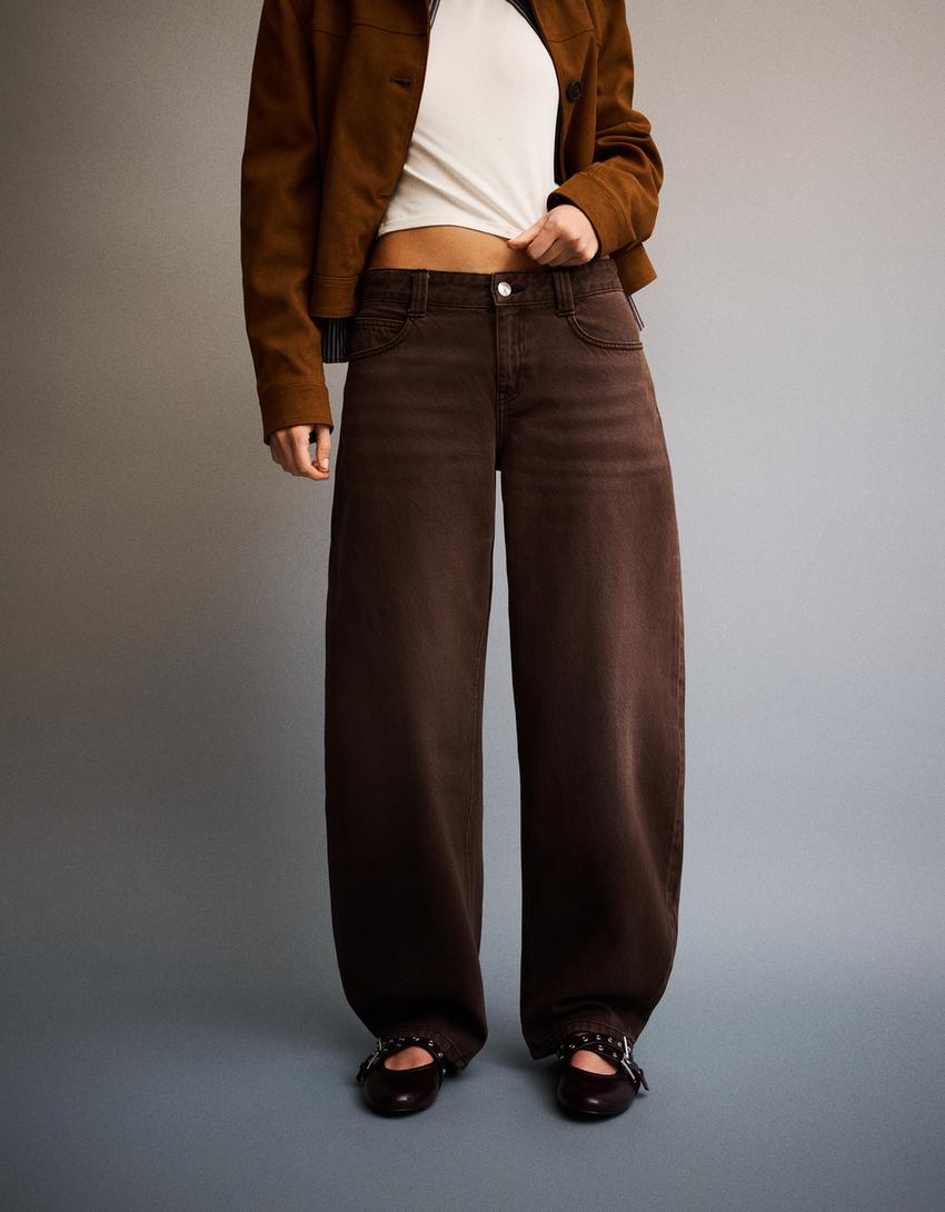 Jeans da Donna Pantaloni Larghi in Denim a Gamba Larga Pantaloni a Vita Alta con Stampa Cuore amorevole Punk Rock Hip Hop Y2K Streetwear Jeans da Donna Pantaloni Larghi in Denim a Gamba Larga Pantaloni a Vita Alta con Stampa Cuore amorevole Punk Rock Hip Hop Y2K Streetwear