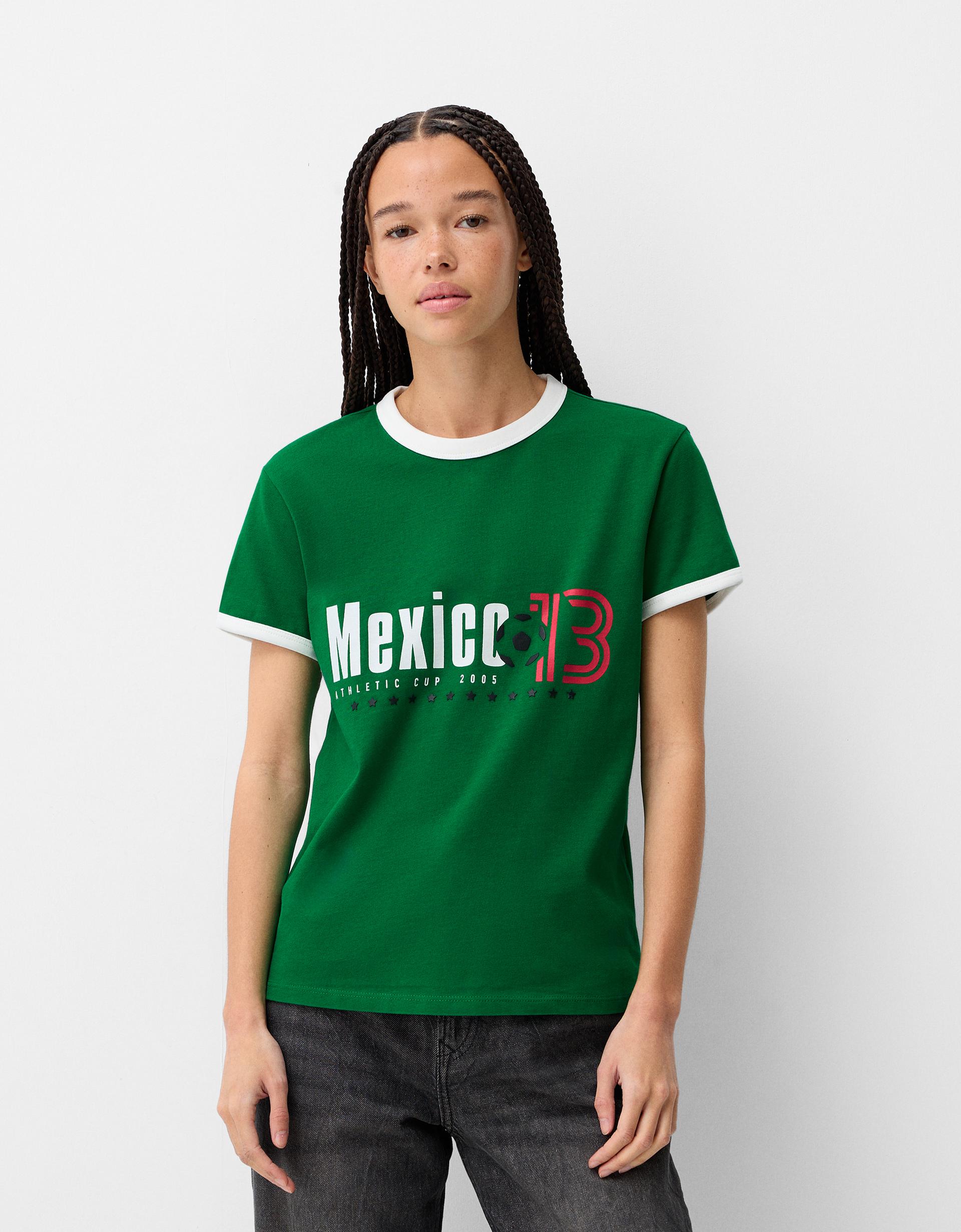 Bershka Mexico Camiseta Rock Mujer Bershka Bershka Enfamil Bershka