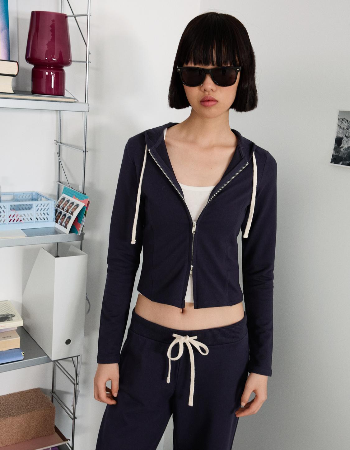 Zip-up hoodie