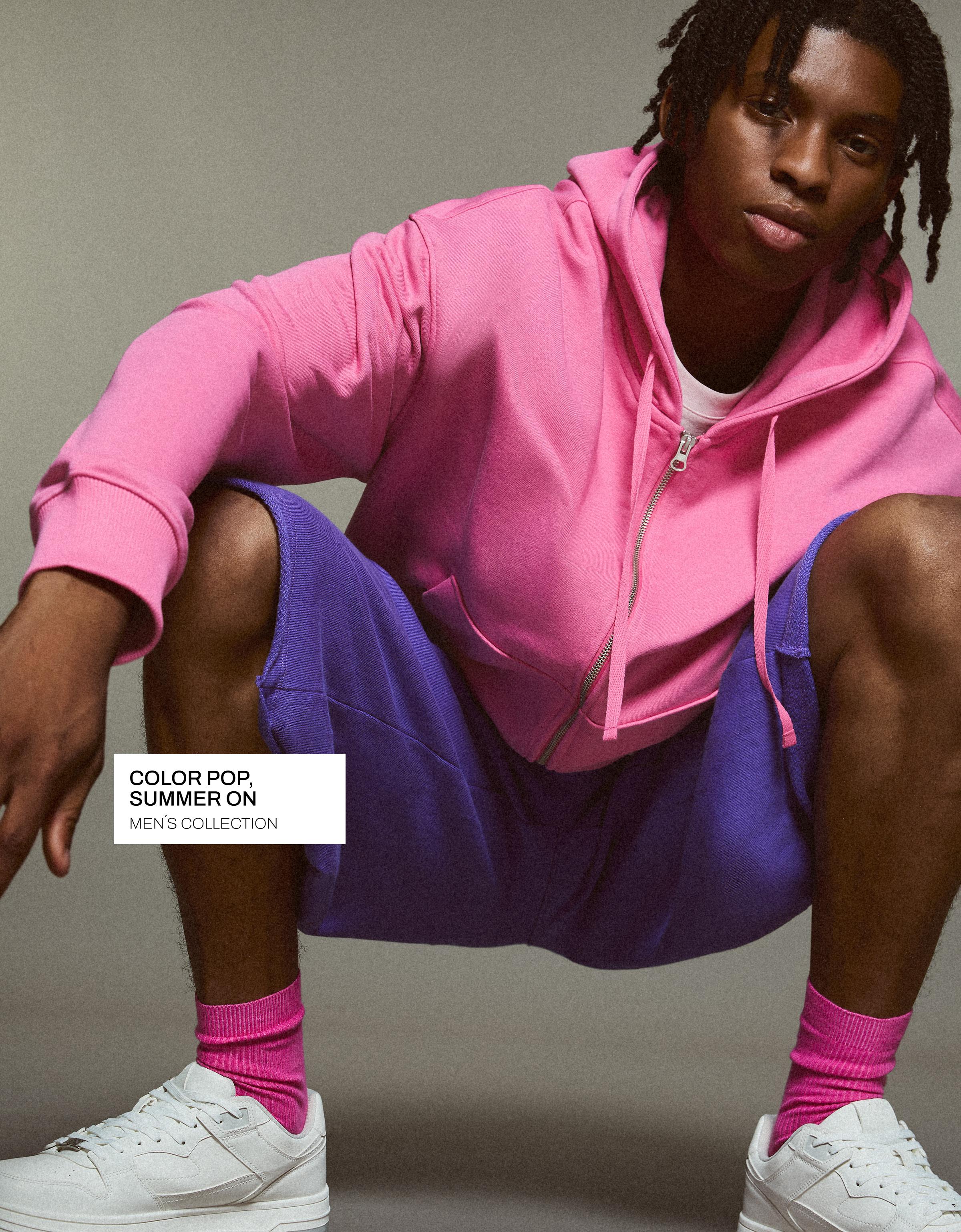 Zip-up hoodie — Pink