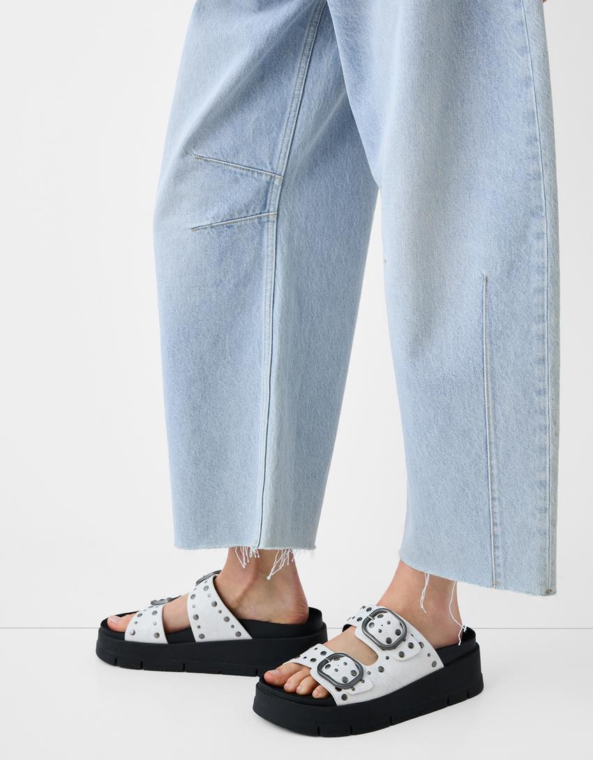 جينز فضفاض-أزرق فاتح-5