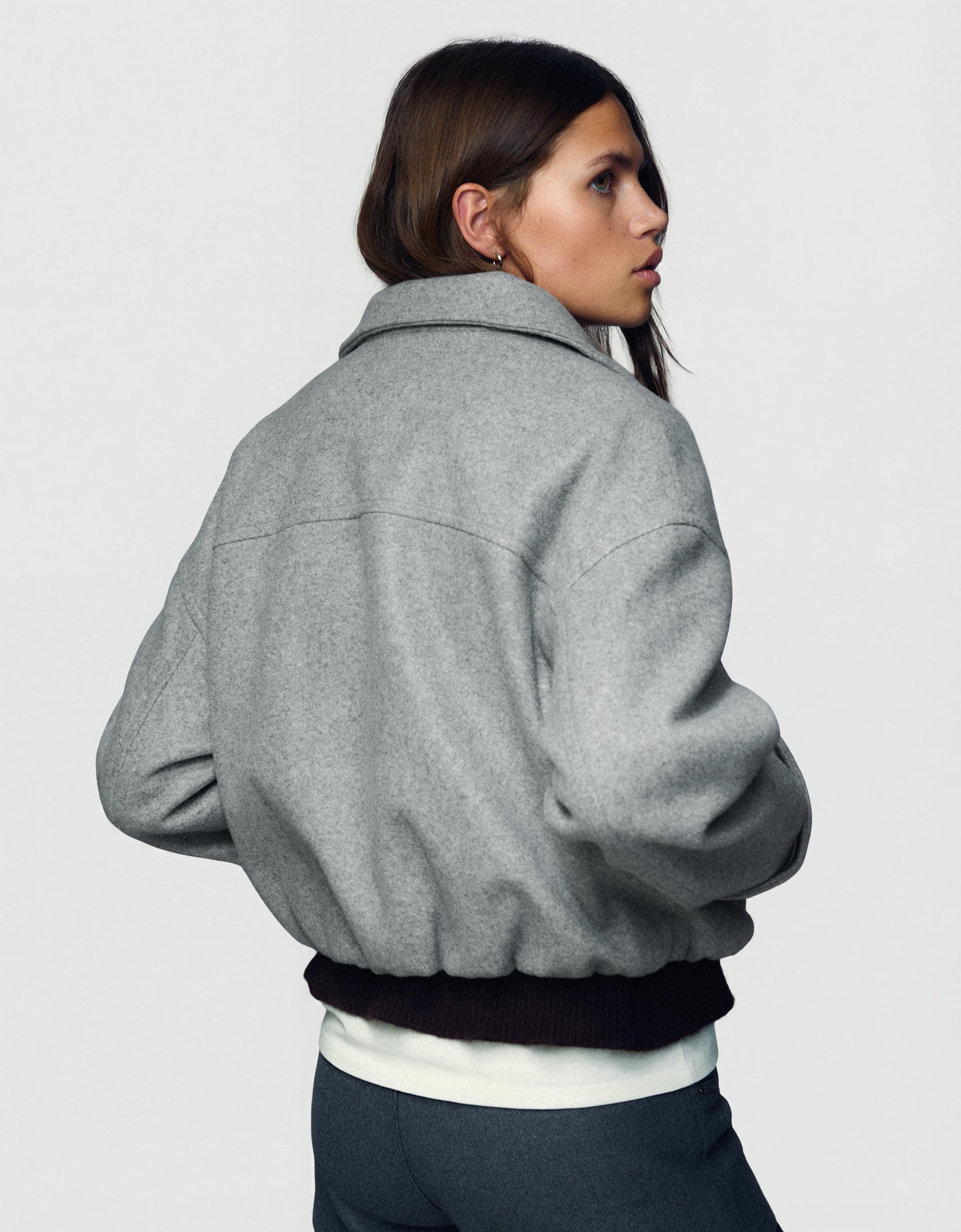 Soft touch jacket — Grey