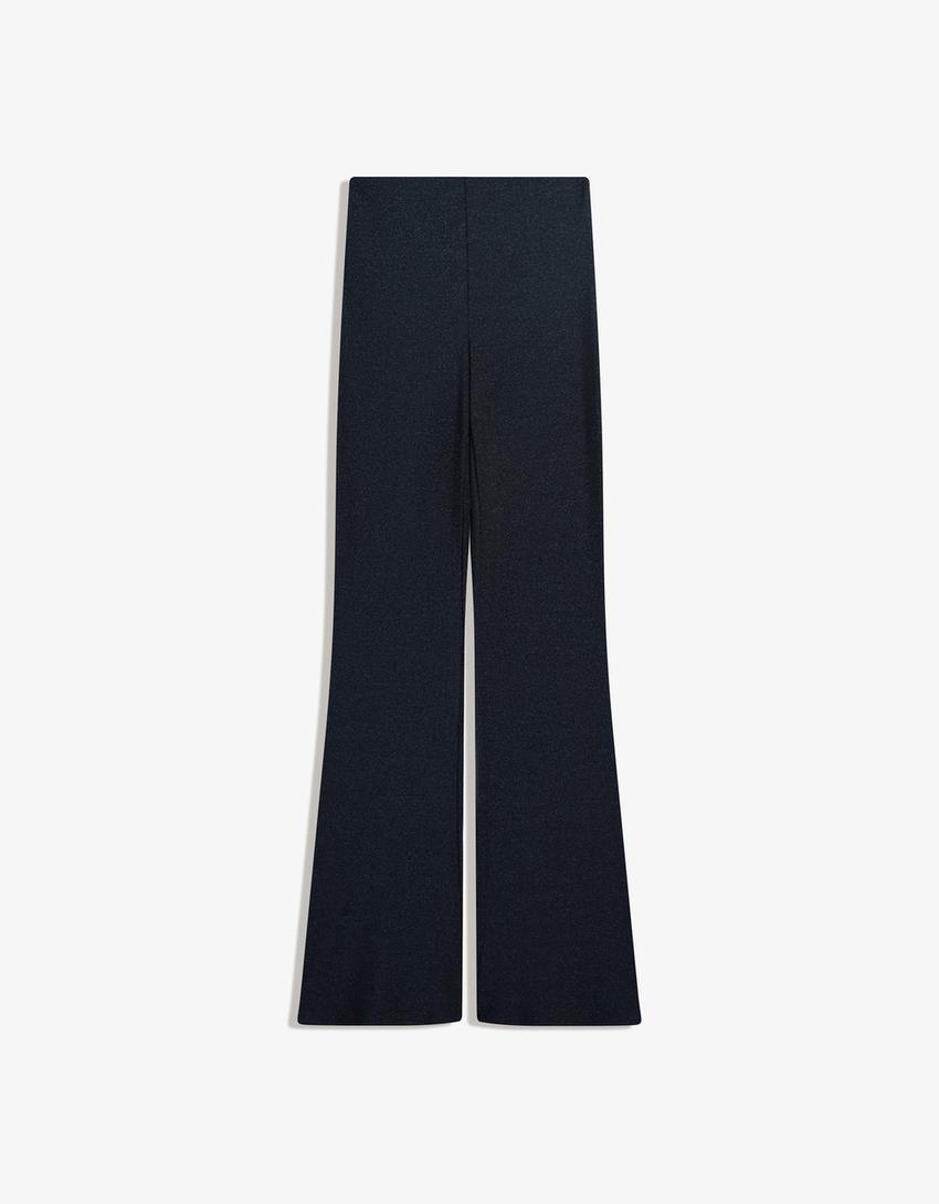 Shiny top and trousers set-Shiny top and trousers set