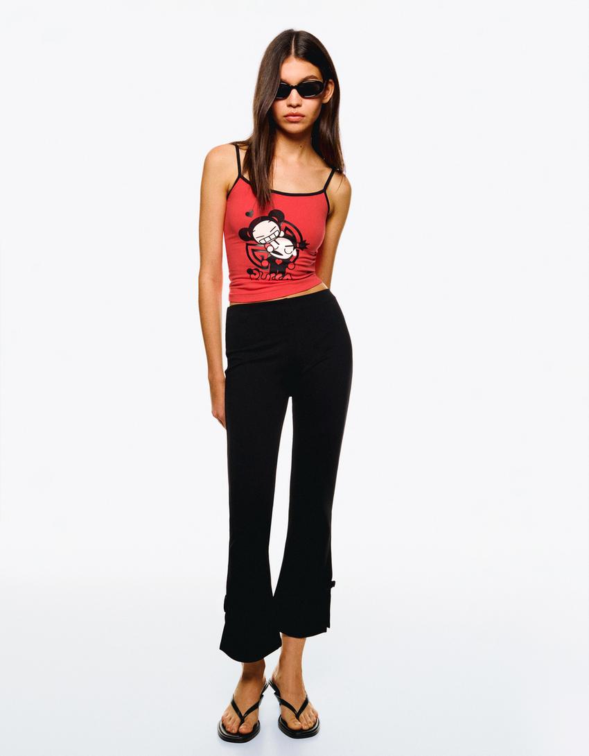 Top Pucca tirantes-Rojo-3