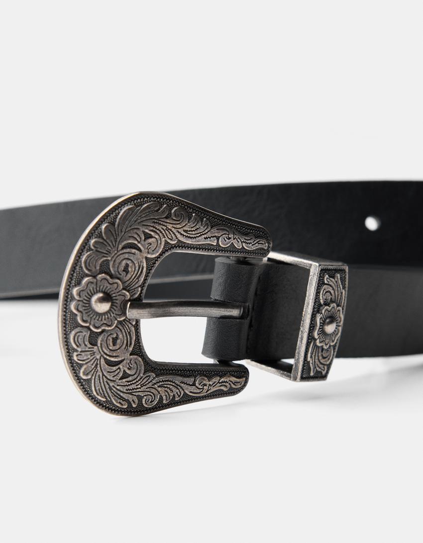 Cinturón hebilla-Negro-4