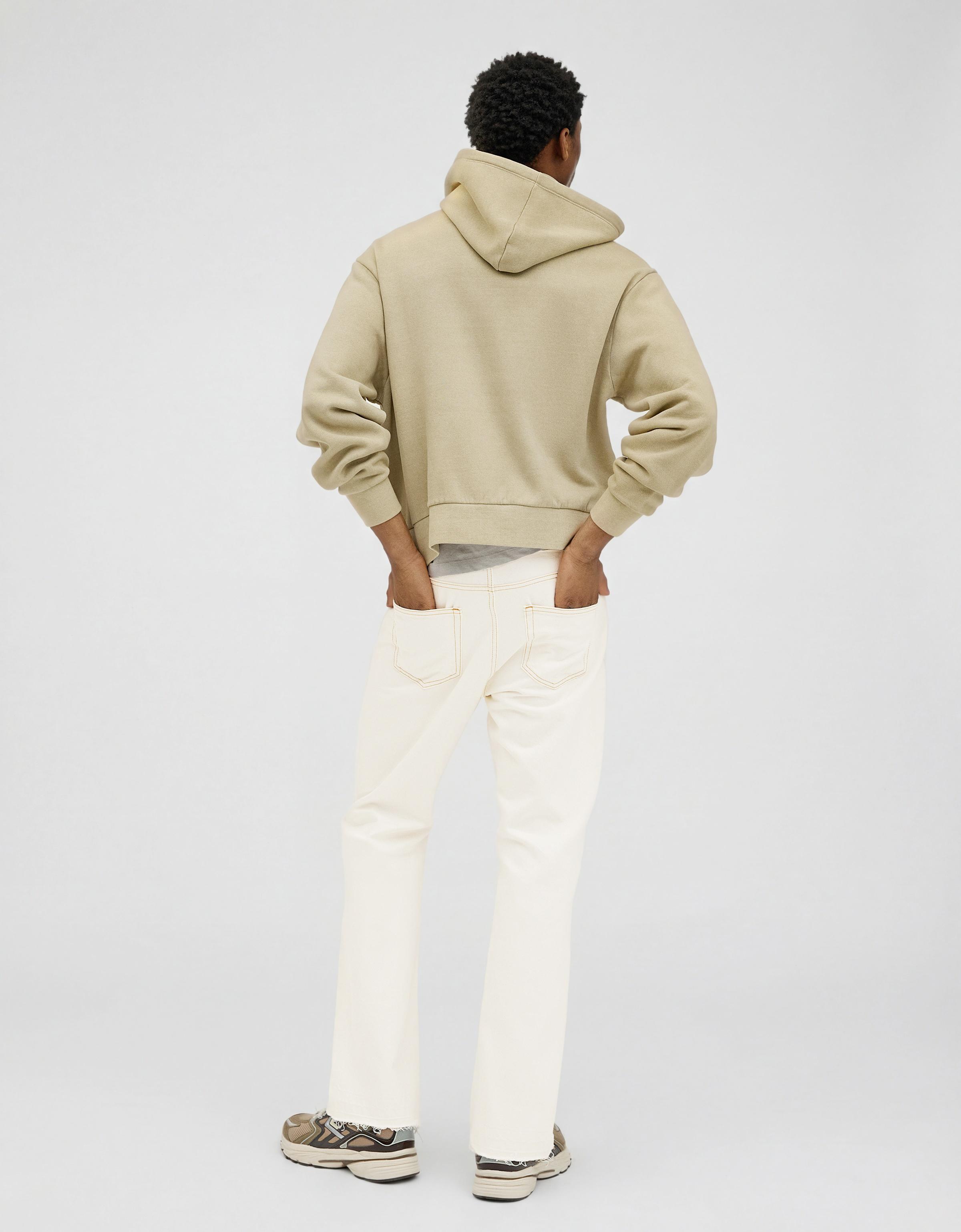 Straight-fit flared jeans — Cream