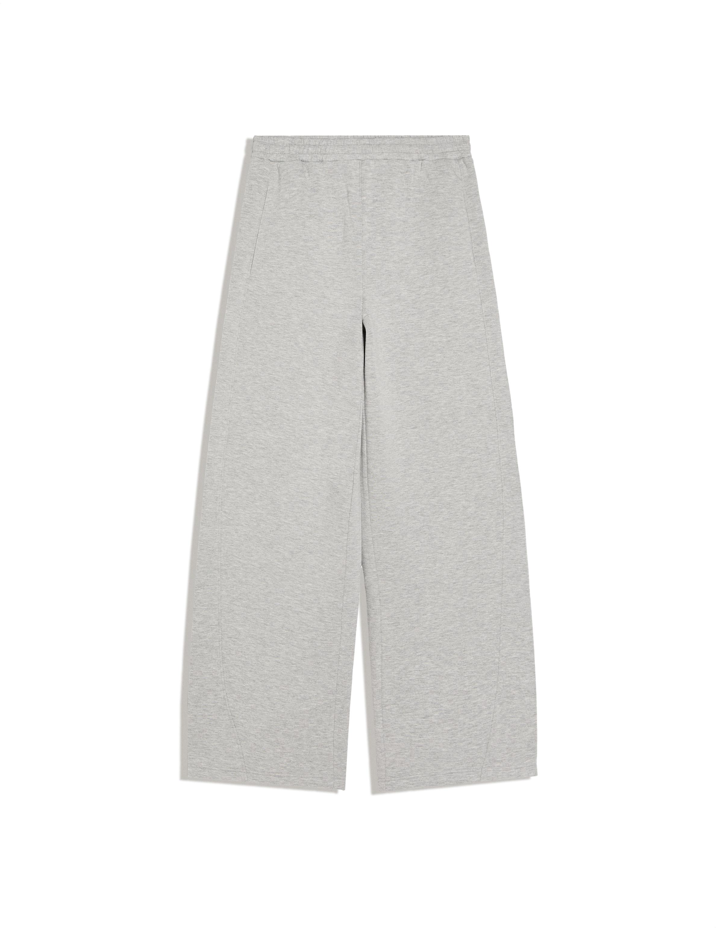 Bershka Scuba dokuma barrel fit pantolon görsel 7