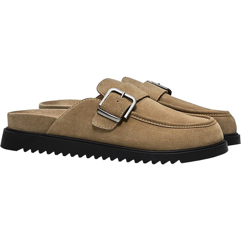 Buckle clogs — SAND