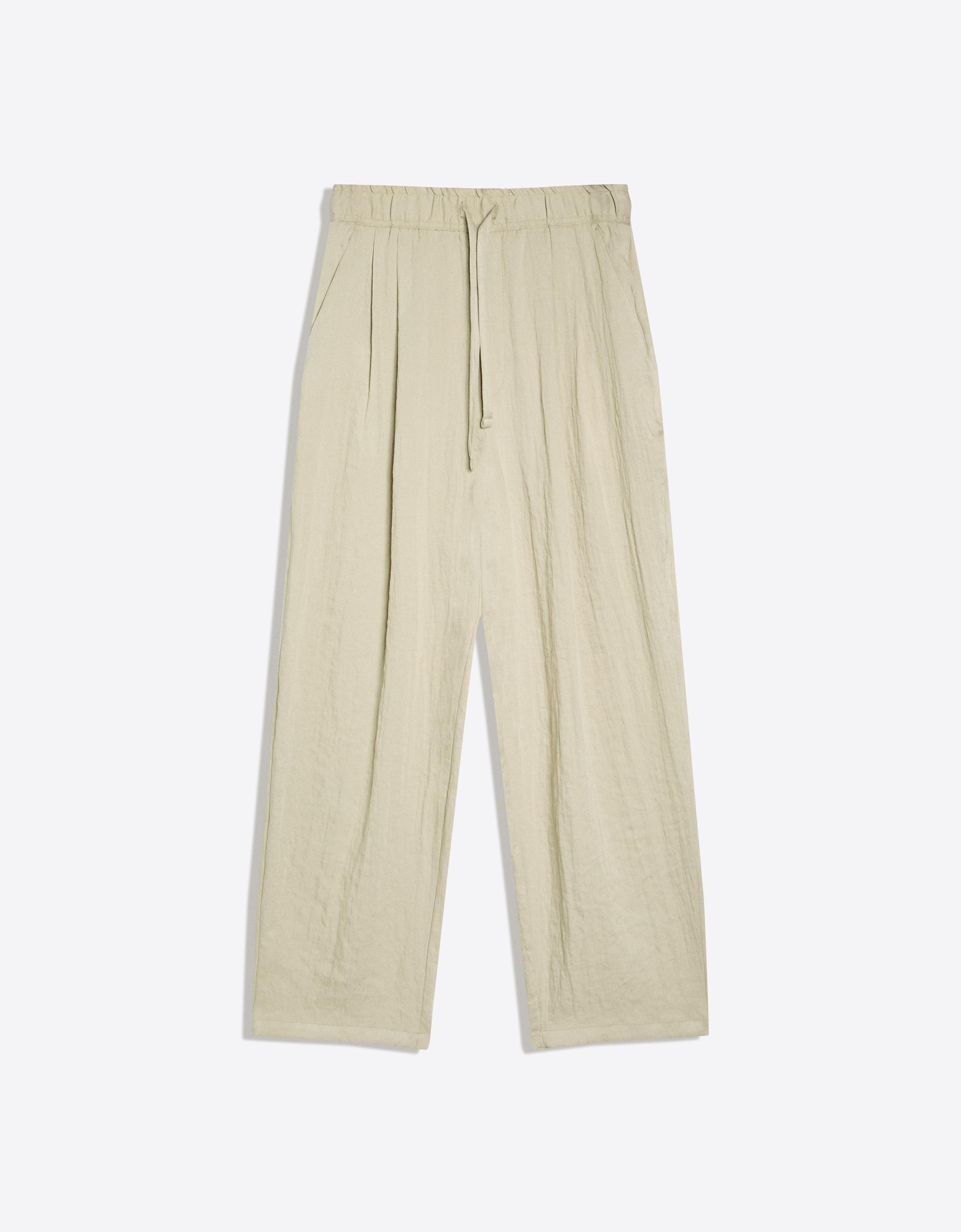 Rustic baggy trousers — Green