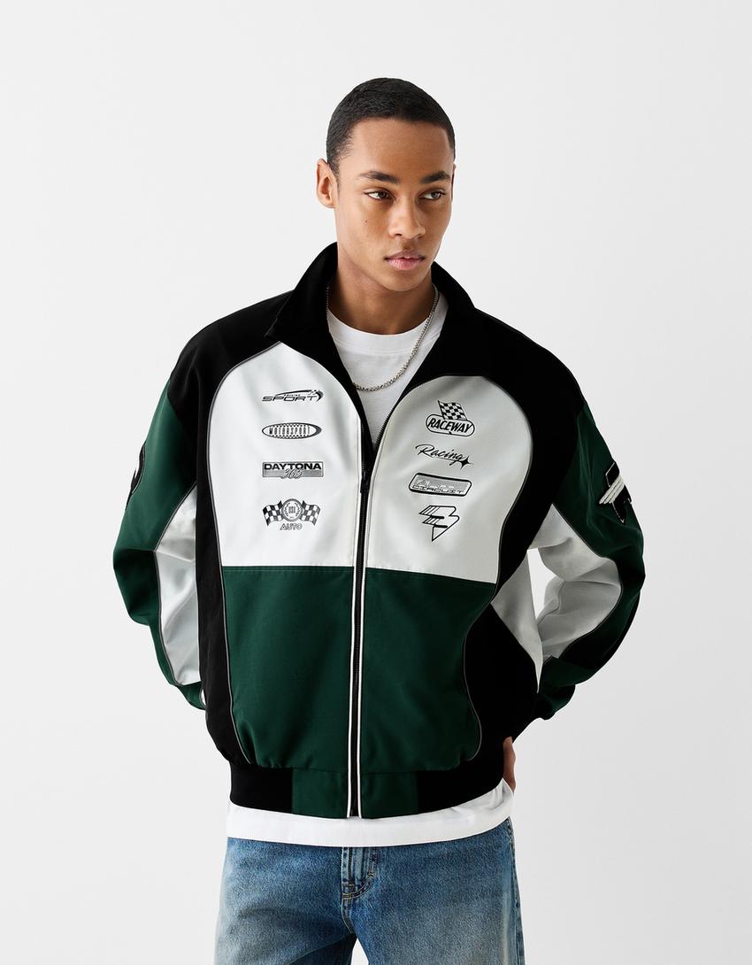 Technical racing jacket-Green-0