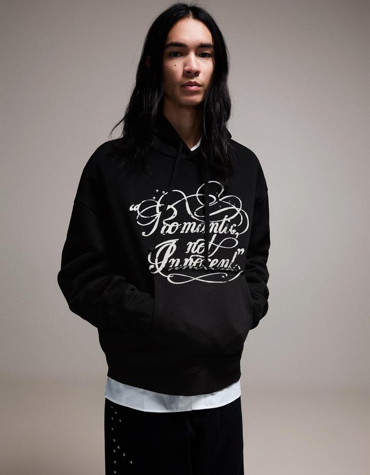 Sudadera capucha print