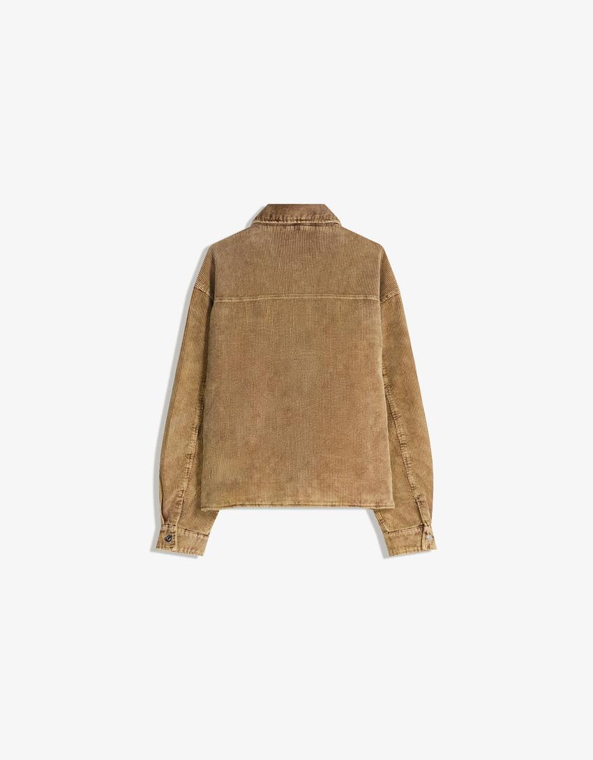 Cazadora pana boxy-Camel