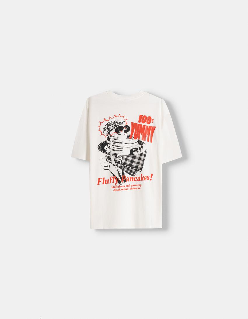 تيشرت بأكمام قصيرة وطبعة-كريمي-5