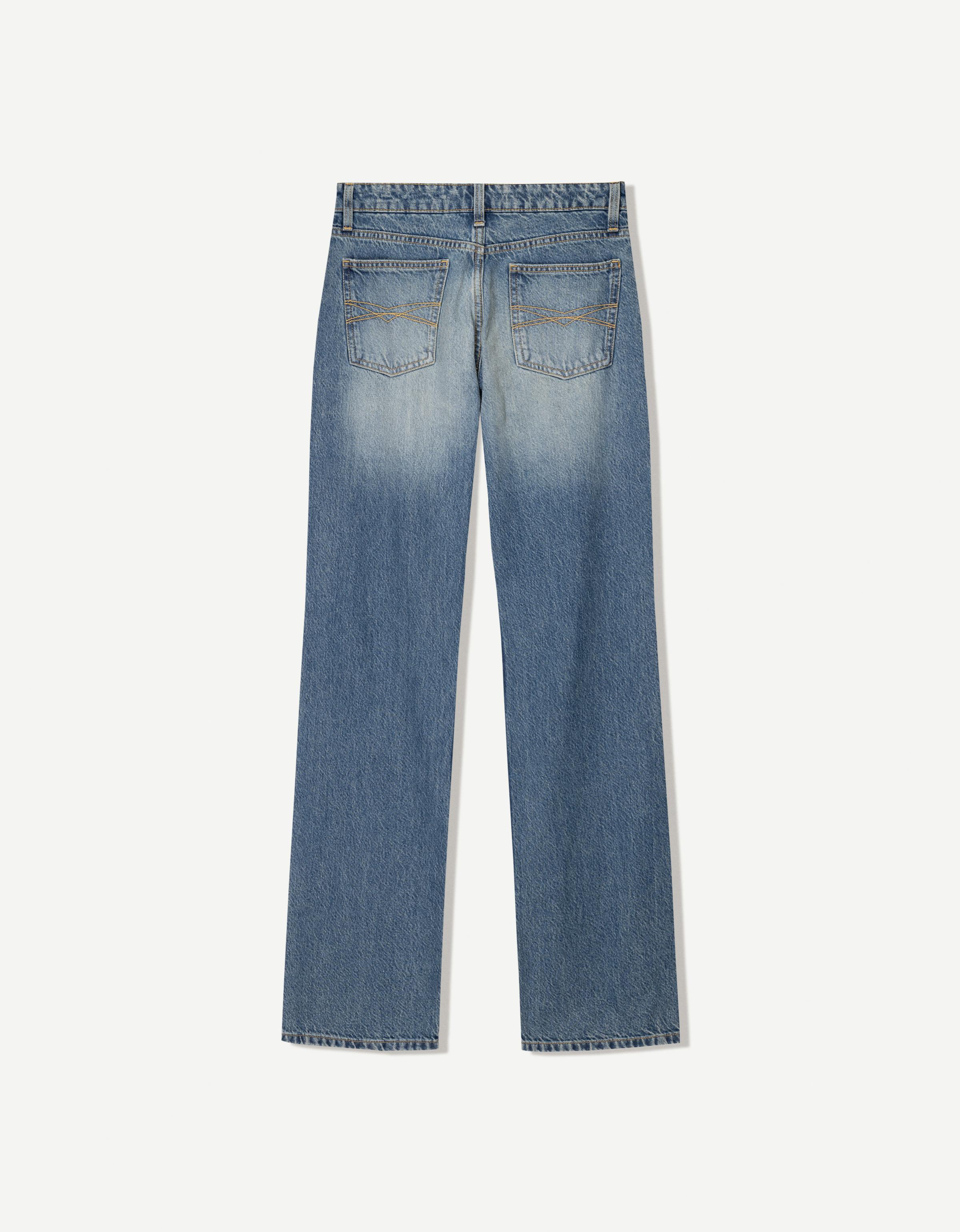 ONLY Onlbrenda Low Wide DNM Cro158 Noos, Denim Light Medium Blue Denim