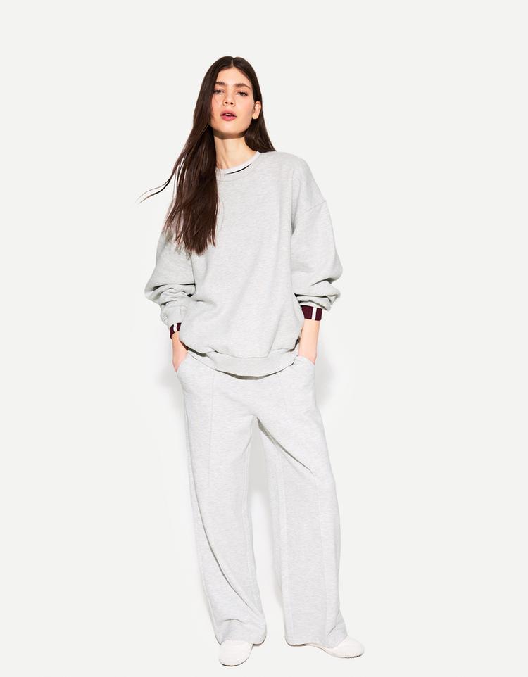 Yan cepli oversize sweatshirt