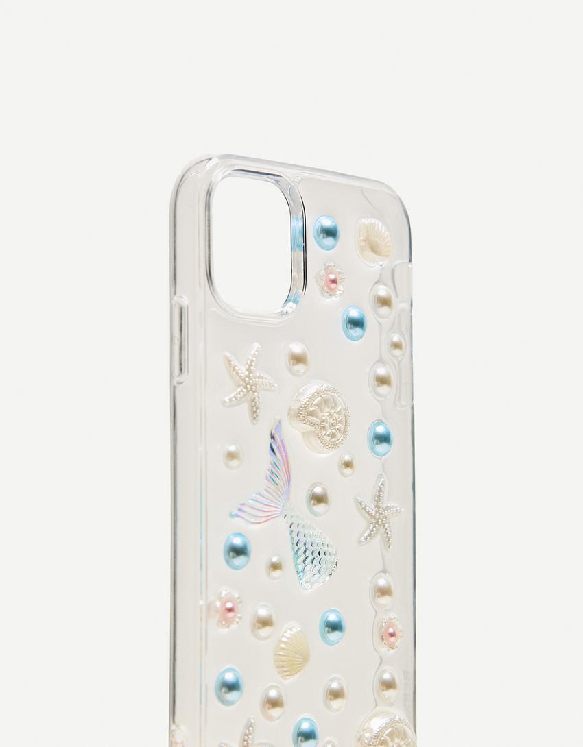 Seashell iPhone case-Blue-2