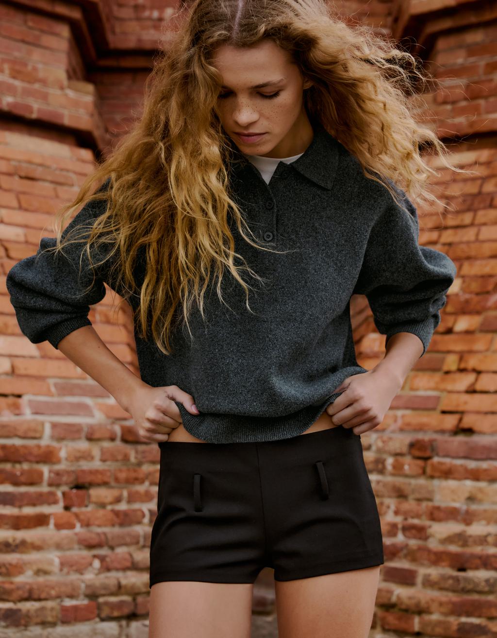 Bershka Kəmər ilgəkli şort