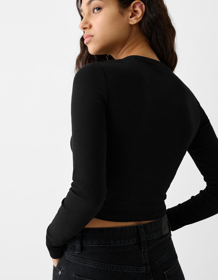 Pack de 2 t-shirts com decote redondo-Multicolor-2