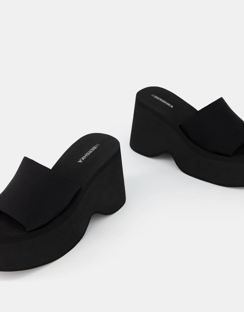 Platform papucs-Fekete-4