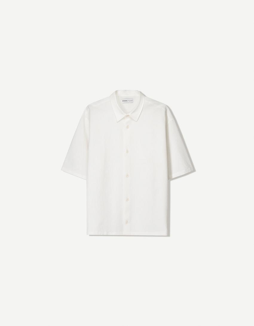 Shirt and trousers set-Off white-5