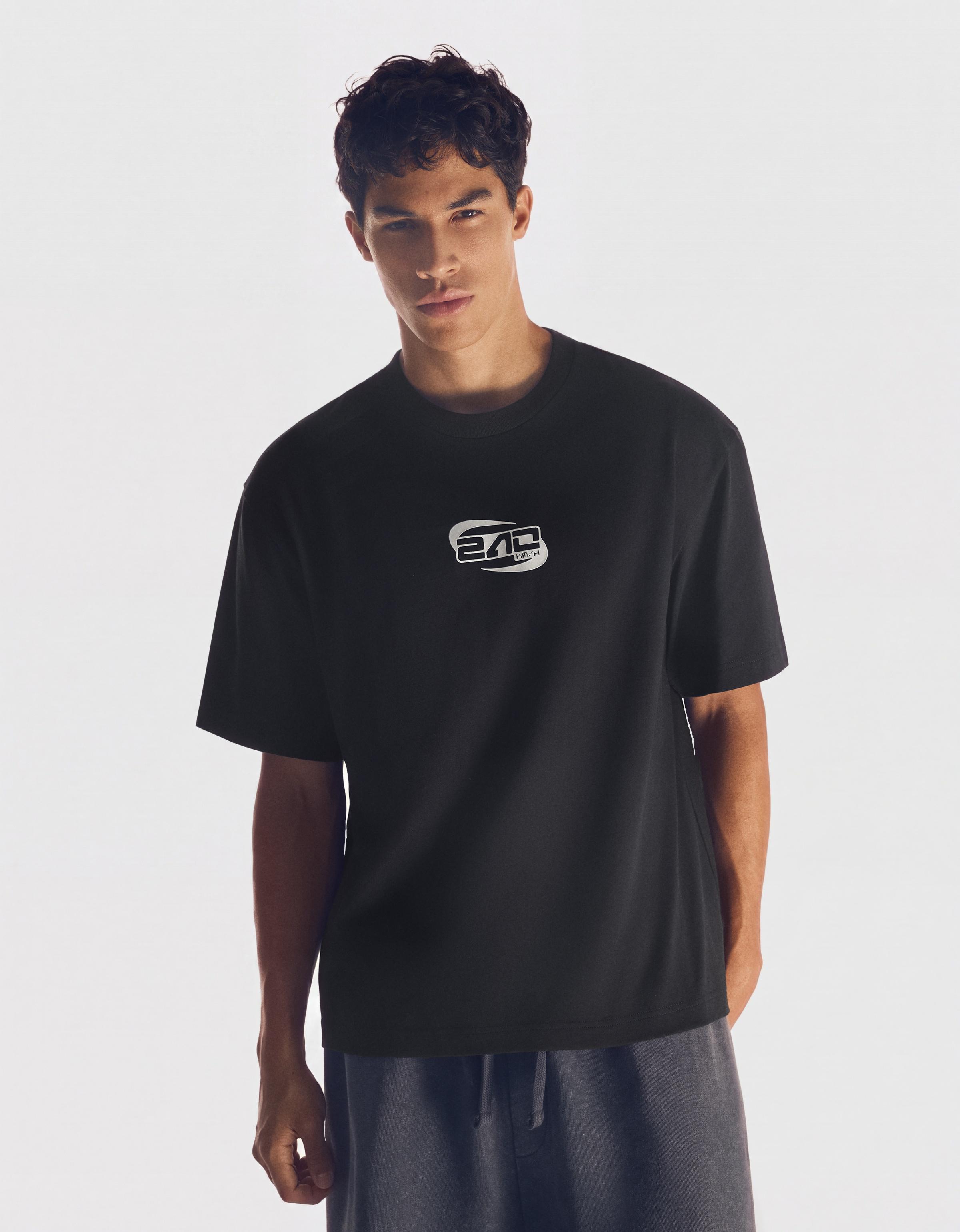 ADRIÁN MILLS short sleeve T-shirt — Black